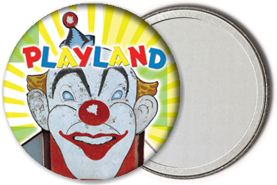 Clown Playland Pocket Mirror