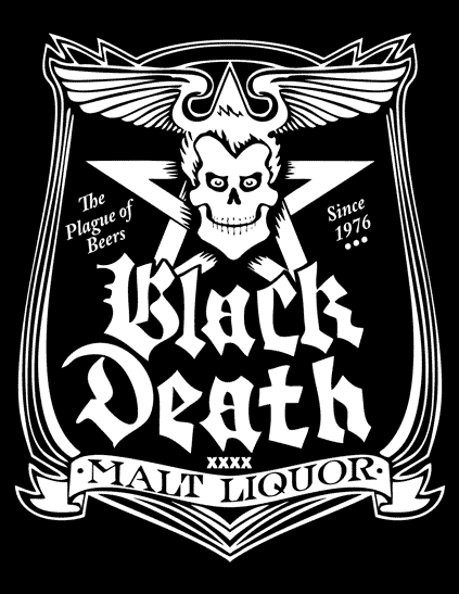 Black Death Sticker