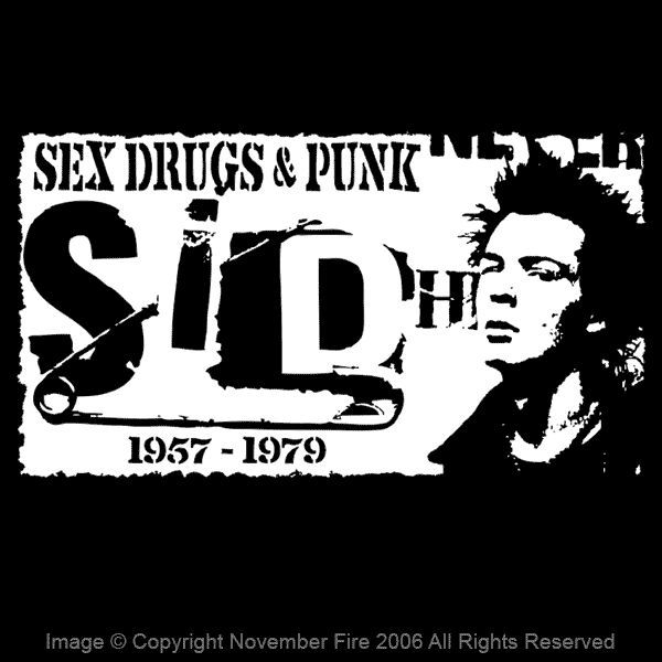 Sid Shirt Sid Vicious Sex Pistols Sex Drugs and Punk  